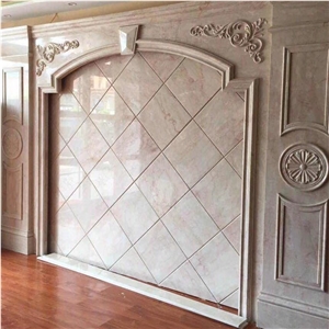 Cream Rose Marble Slabs Wall Cladding Tiles Cream Rose Marble Slabs Wall Cladding Tiles