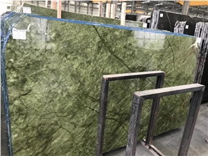 Custom Marble for Wall Tile Ming Green Marble Slab