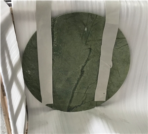Dandong Green Marble Round Coffee Table Tops