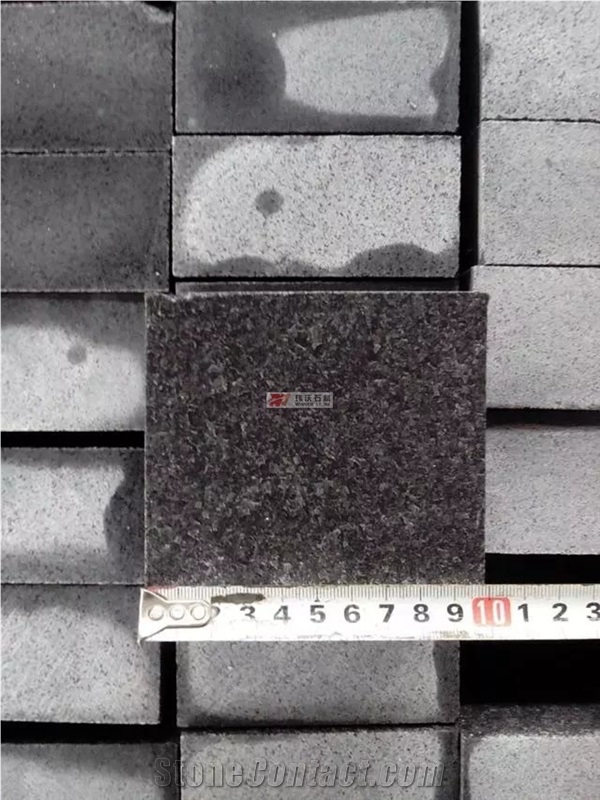 Dark Grey Color G654 Granite Cube Stone Pavers