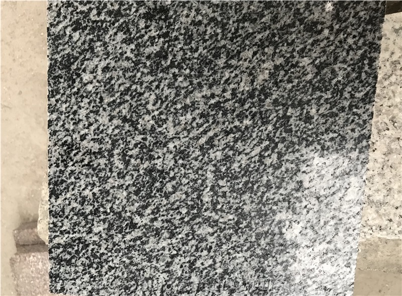 Dark Grey Granite Step G604 Stair Riser Tread