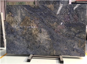 Exotic Azul Bahia Granite Slabs Wall Tiles