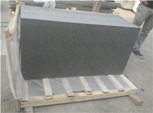 Flamed Yixian Black Granite Wall Flooring Tiles