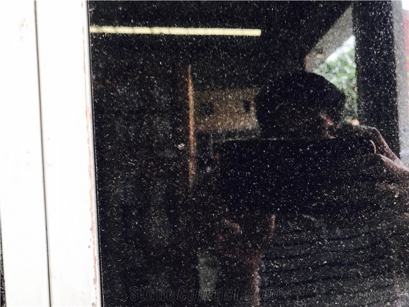 G20 Absolutely Black Flamed Polished Granite Tile
