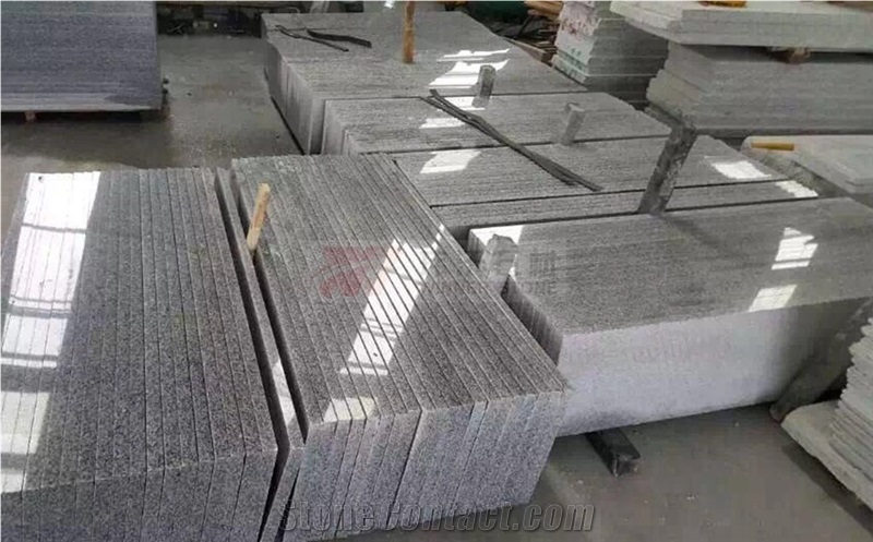 G603 Thresholds, Cheap Grey Granite Steps
