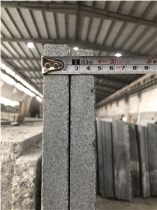 G654 Dark Grey Granite Flamed Brush Flooring Tile