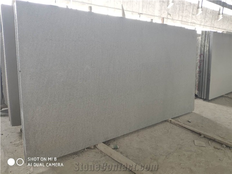 G654 Dark Grey Granite Flamed Brush Flooring Tile