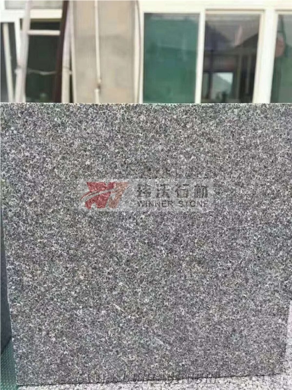 G654 Dark Grey Granite Flamed Flooring Tiles