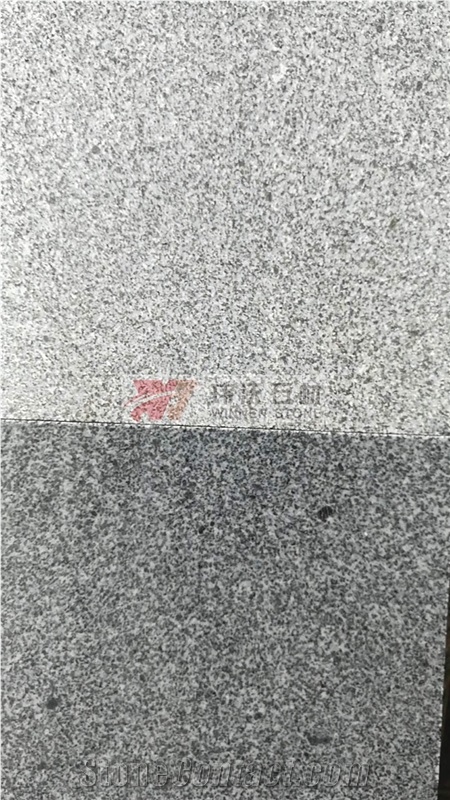 G654 Dark Grey Granite Flamed Flooring Tiles