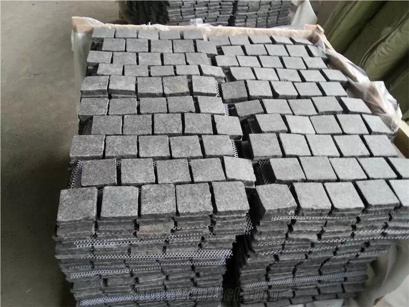 G684 Granite Cobble Stone Exterior Pattern Walkway