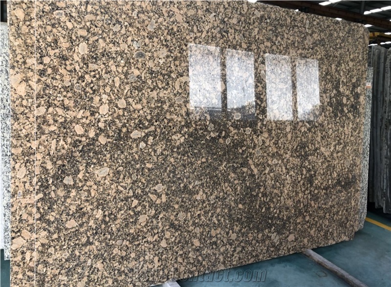 Giallo Fiorito Granite Kitchen Countertop Design