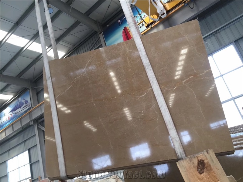 Golden Imperial Beige Marble Subway Tile