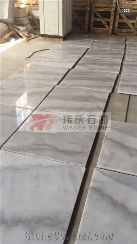 Guangxi White, Bianco Carla Cheap Marble Flooring