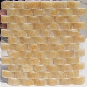 Honey Onyx Mosaic Bathroom Tile