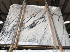 Italian Calacatta Oro White Polishing Marble Slab