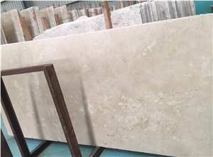 Light Color Cream Travertine Slab French Pattern
