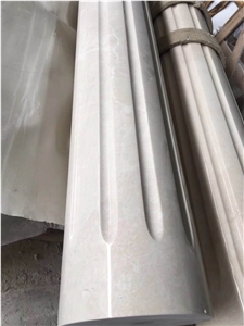 Light Pearl Roman Stone Columns