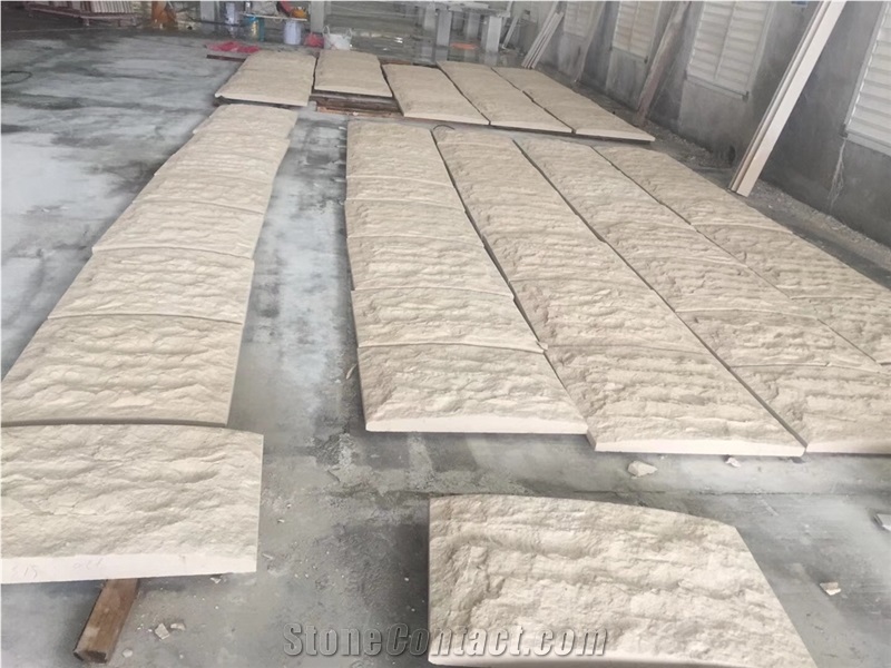 Limestone Mushroom Stone Exterior Wall Tiles