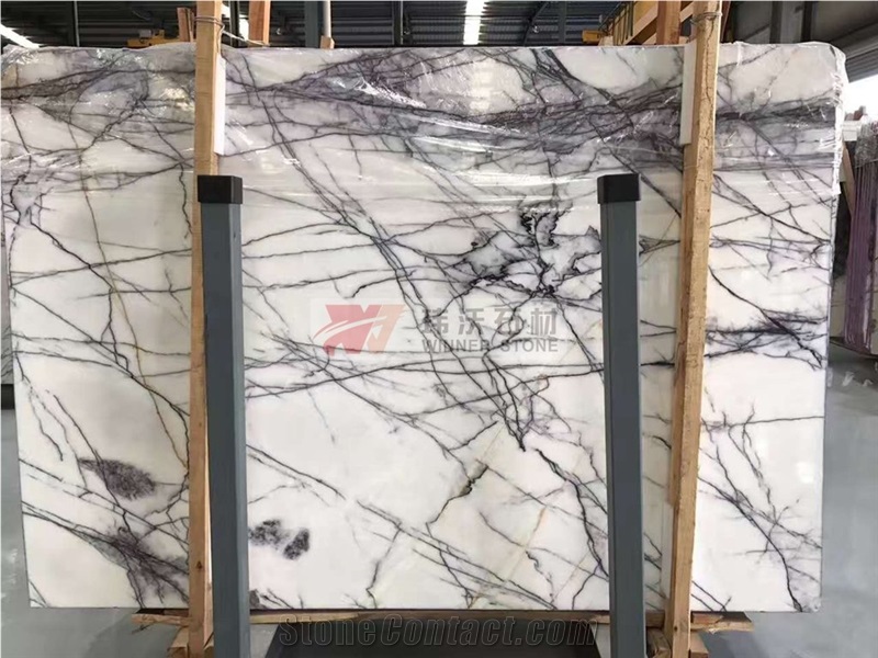 Milas Kavaklidere Lilac Marble Opus Pattern Slabs