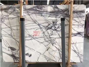 Milas Kavaklidere Lilac Marble Opus Pattern Slabs