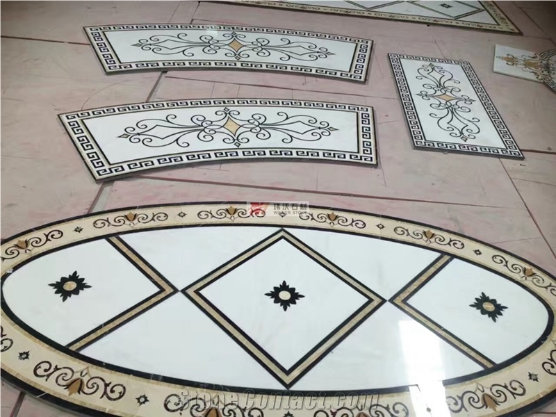 Mosaic Waterjet Medallions Pattern Design