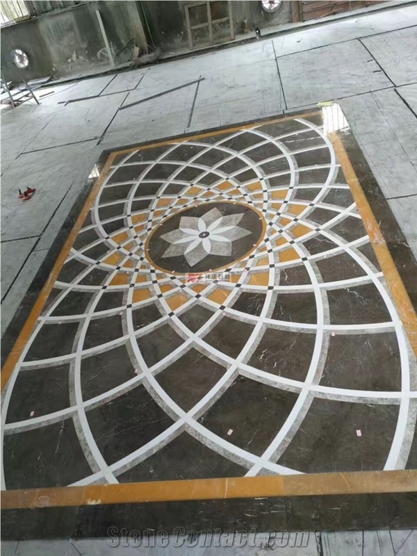 Mosaic Waterjet Medallions Pattern Design