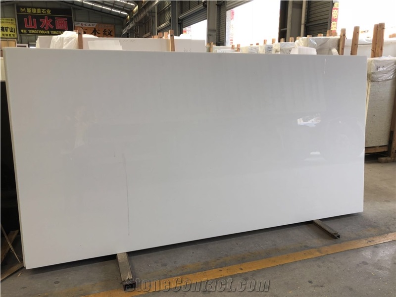 Nano Crystallized Glass Stones White for Kitchen Top