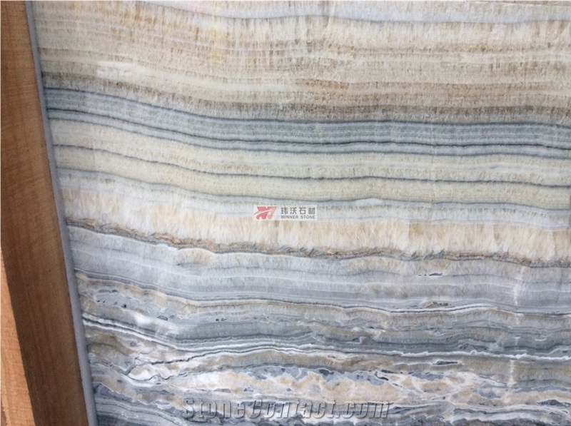 Natural Bamboo Wooden Onyx Slab Tiles
