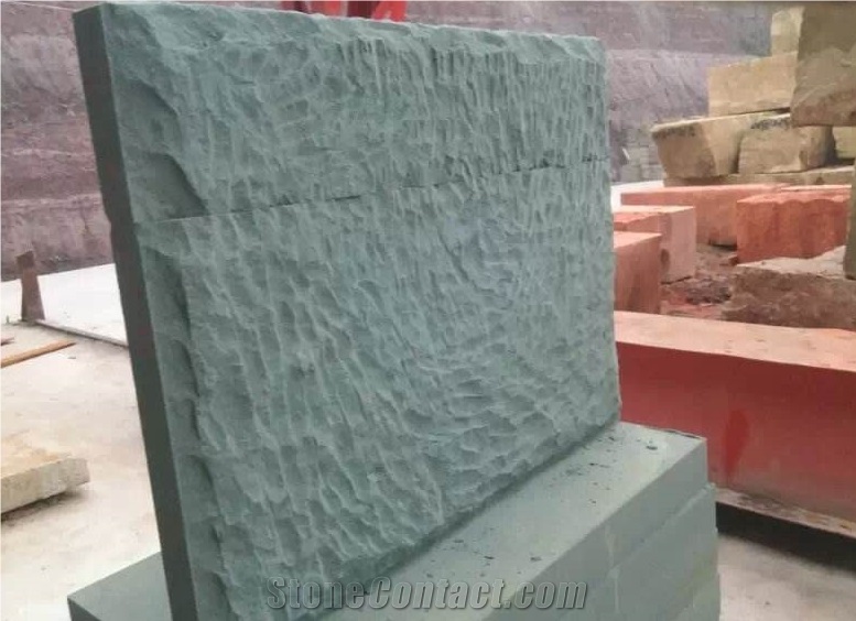 Natural Split Green Slate Exterior Wall Cladding