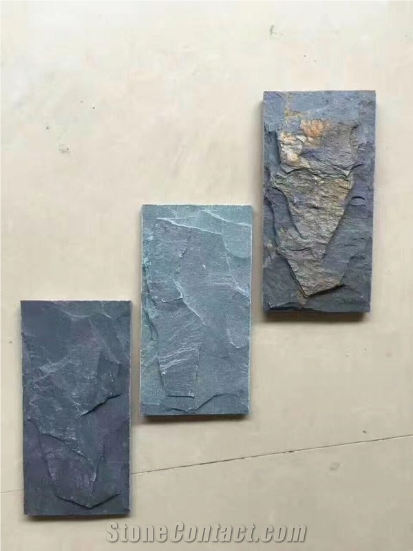 Natural Split Green Slate Exterior Wall Cladding