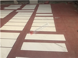 Olympus White Marble Stair Treads Staircase Steps