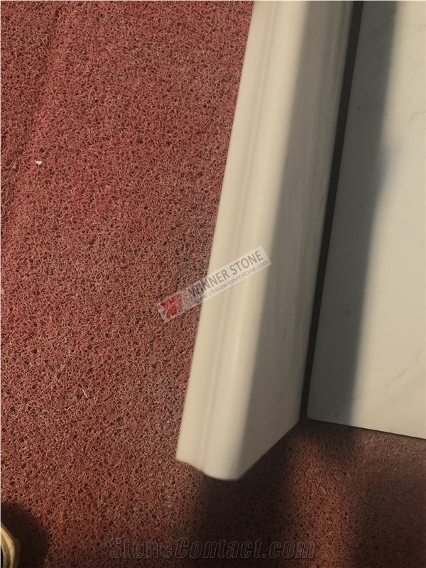 Olympus White Marble Stair Treads Staircase Steps