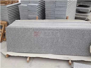 Padang Light Granite Step Treads and Stair Riser