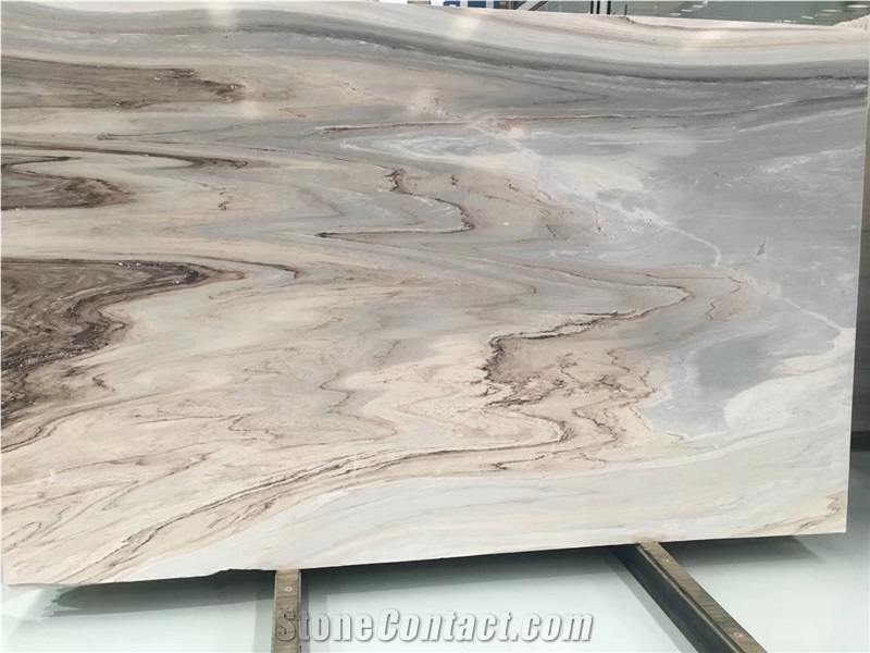 Palissandro Blue and White Marble Tile Flooring