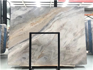 Palissandro Blue and White Marble Tile Flooring