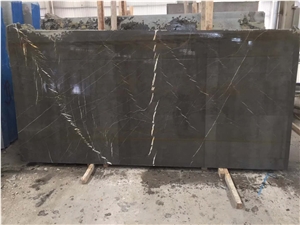 Pietra Grey Marble, Cheap Brown Grey Marble Slab