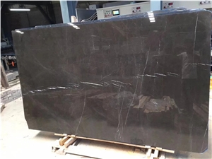 Pietra Grey Marble Slab Honed Brown Flooring Tiles