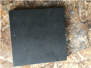 Polished Honed Flamed Mongolia Black Granite Tiles