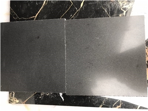 Polished Honed Flamed Mongolia Black Granite Tiles