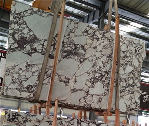 Polished Large Calacatta Vagli Rosato Marble Slab