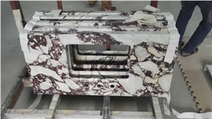 Polished Large Calacatta Vagli Rosato Marble Slab