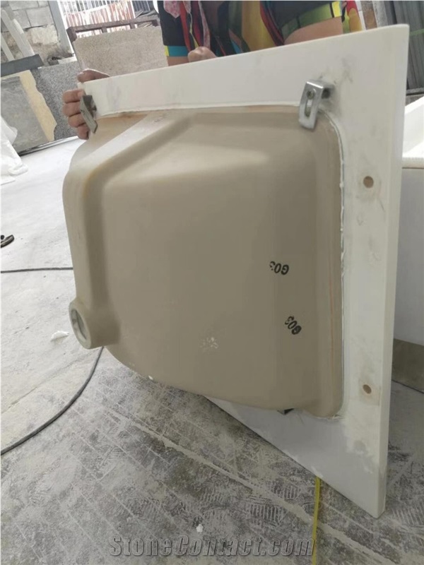 Prefeb Calacatta White Quartz Countertop