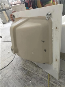 Prefeb Calacatta White Quartz Countertop