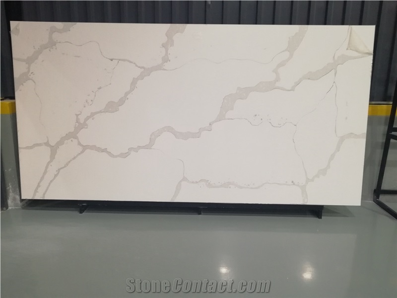 Prefeb Calacatta White Quartz Countertop