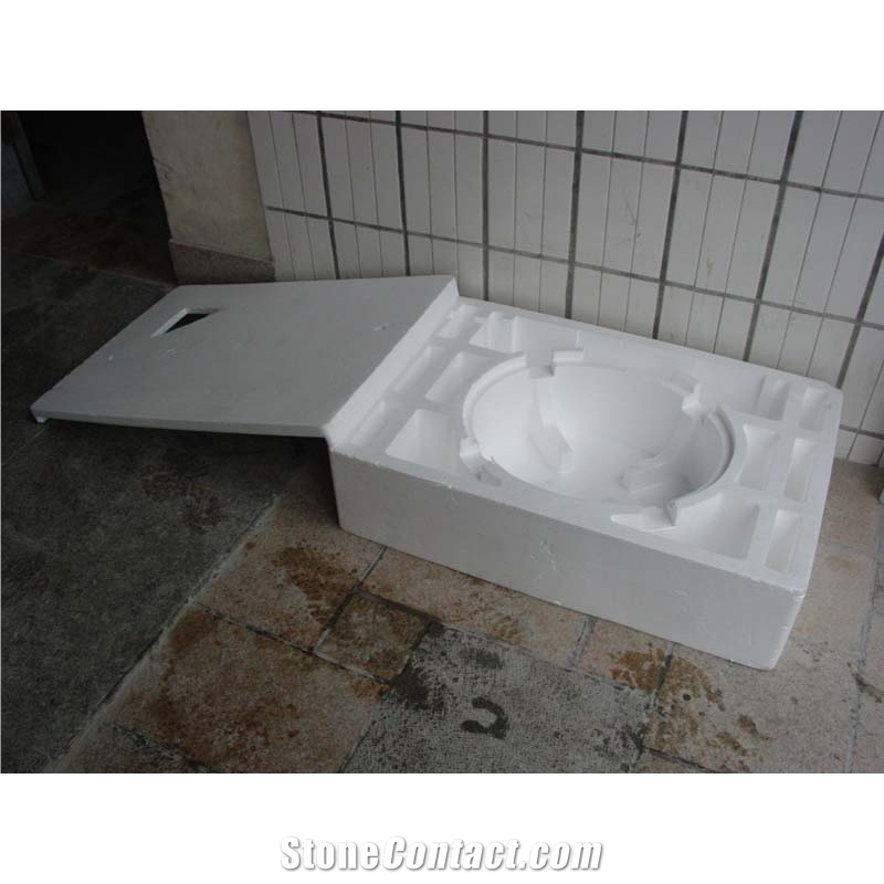 Prefeb Calacatta White Quartz Countertop