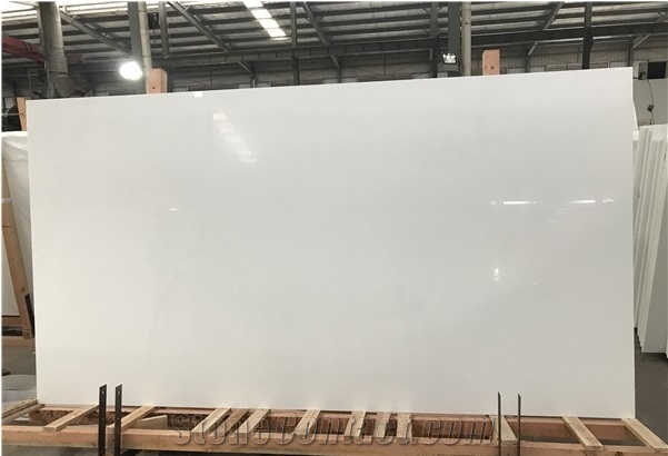 Pure White Nano Crystallized Glass Stone Slabs