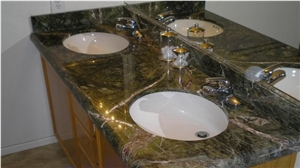 Rain Forest Green Marble Tiles