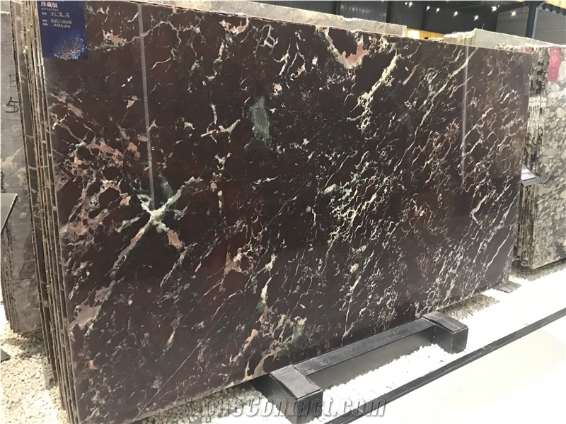 Red Emerald Marble Stone Flooring Wall Tiles