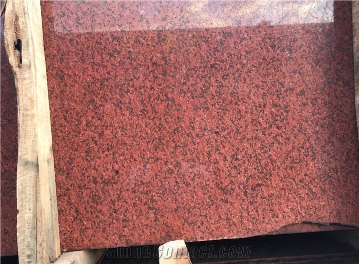 Ruby Red Granite for Kitchen Counter Top Tiles