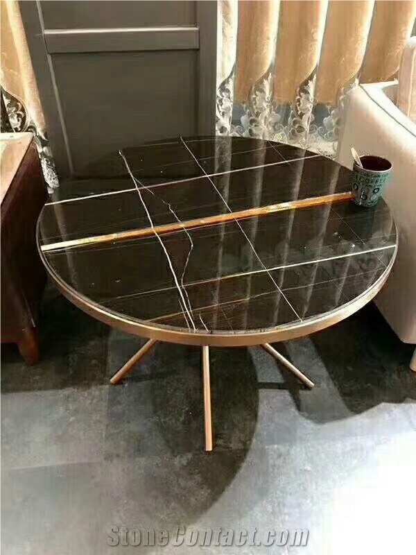 Saint Laurent Absolutely Black Marble Table Top